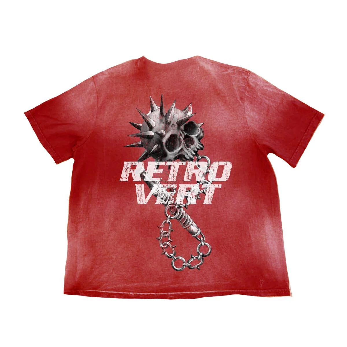 Retrovert Skull Weapon Red Tee