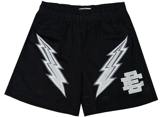 Eric Emanuel Black/Grey Bolts Shorts