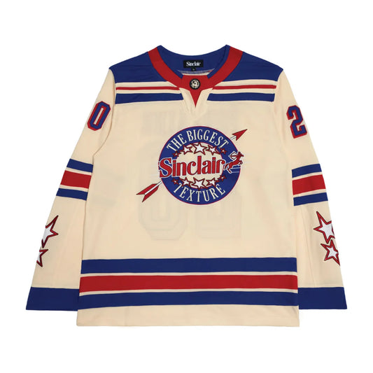Sinclair Hockey Jersey Cream/Blue