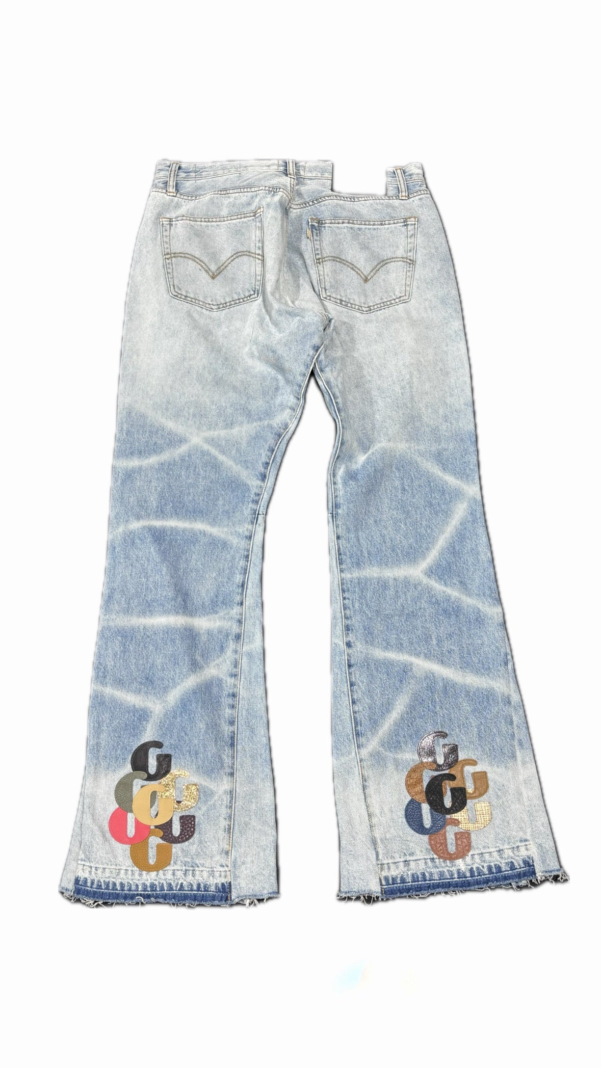 Gallery Dept. La Flare Multi G Patch Jeans