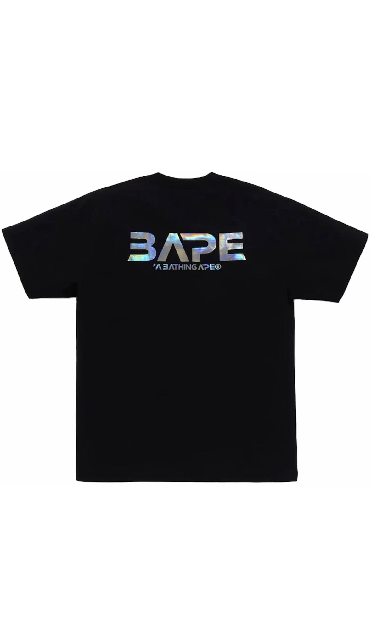 Bape Moon Photo Ape Head Black Tee