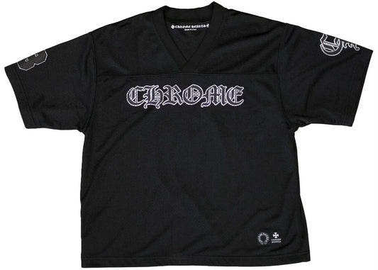 Chrome Hearts Black Mesh Football Jersey
