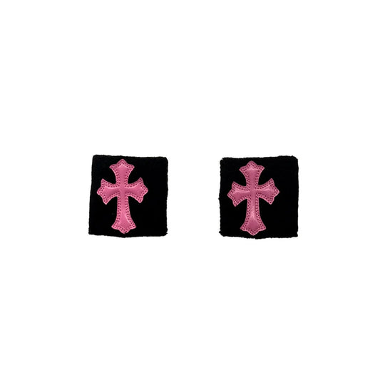 Chrome Hearts Pink Patent Cross Sweatbands