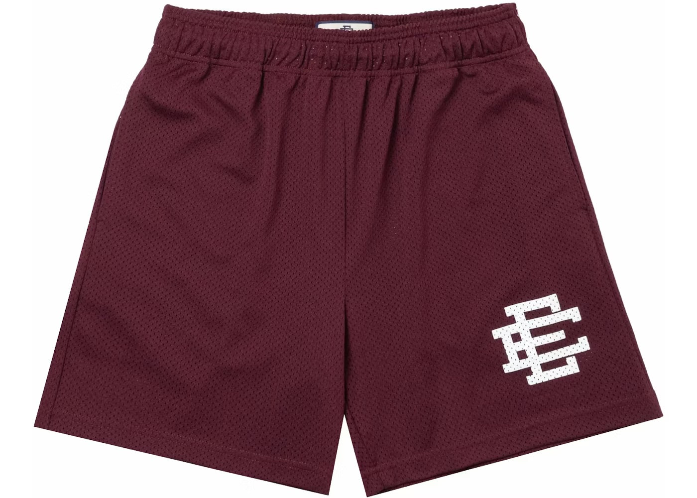 Eric Emmanuel Maroon/ White Shorts