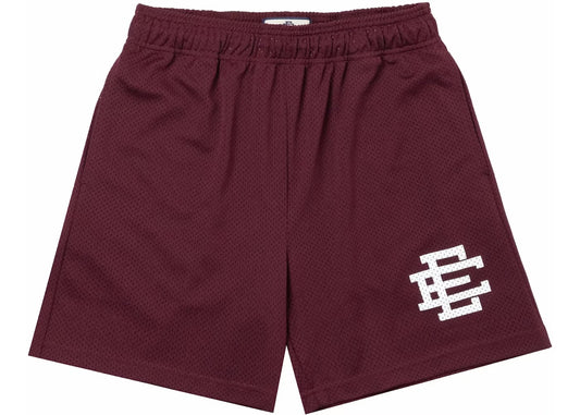 Eric Emmanuel Maroon/ White Shorts