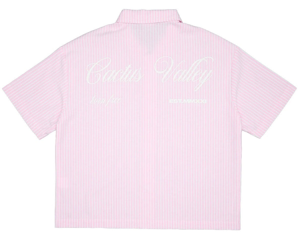 AZVA Bubble Gum Button Up