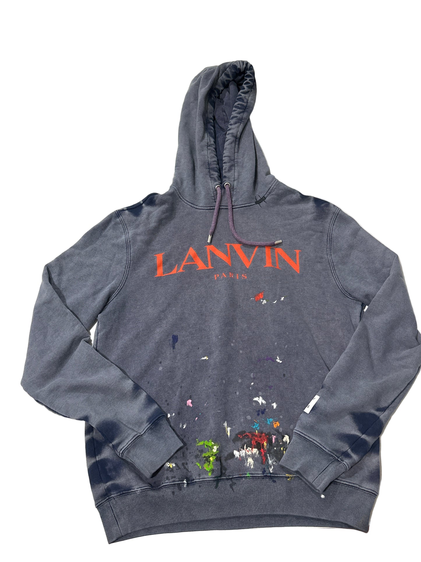 Gallery Dept x Lanvin Blue Hoodie