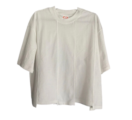 Panel White Tee
