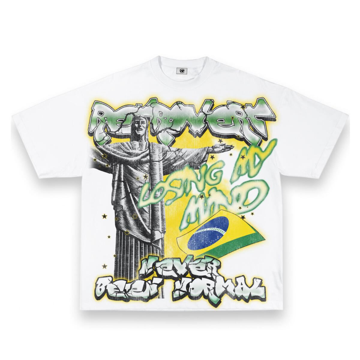 RETROVERT BRAZIL TEE - WHITE