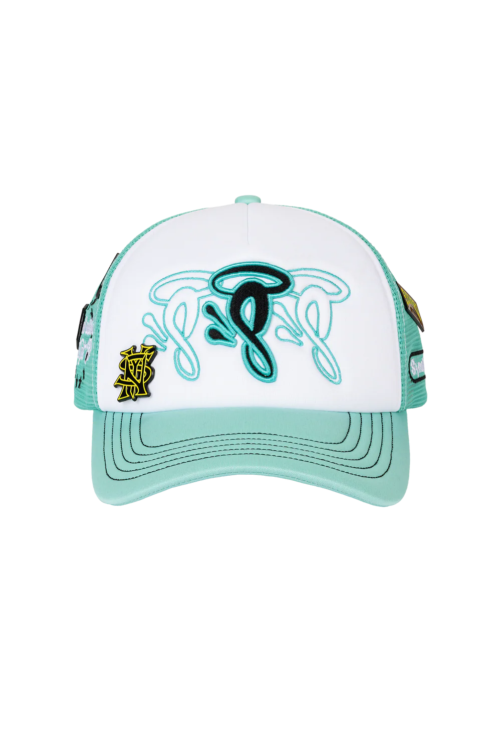 Syna Halo S Trucker Cap - White/ Blue