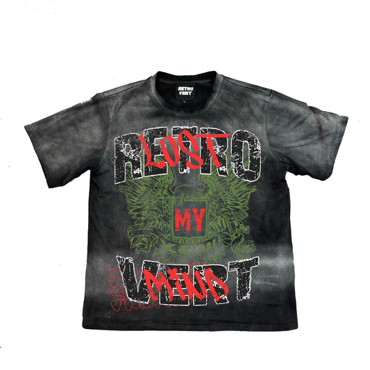 RETROVERT LOST MY MIND TEE BLACK