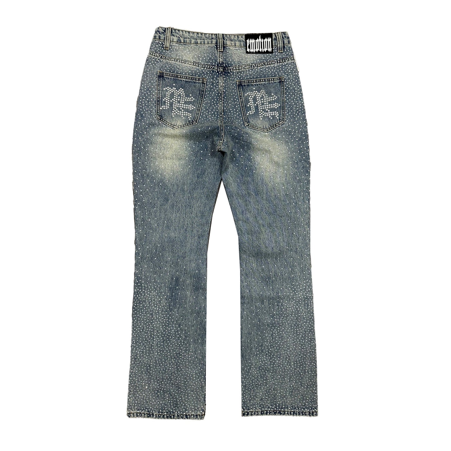 Mixed Emotion Rhinestone Jeans
