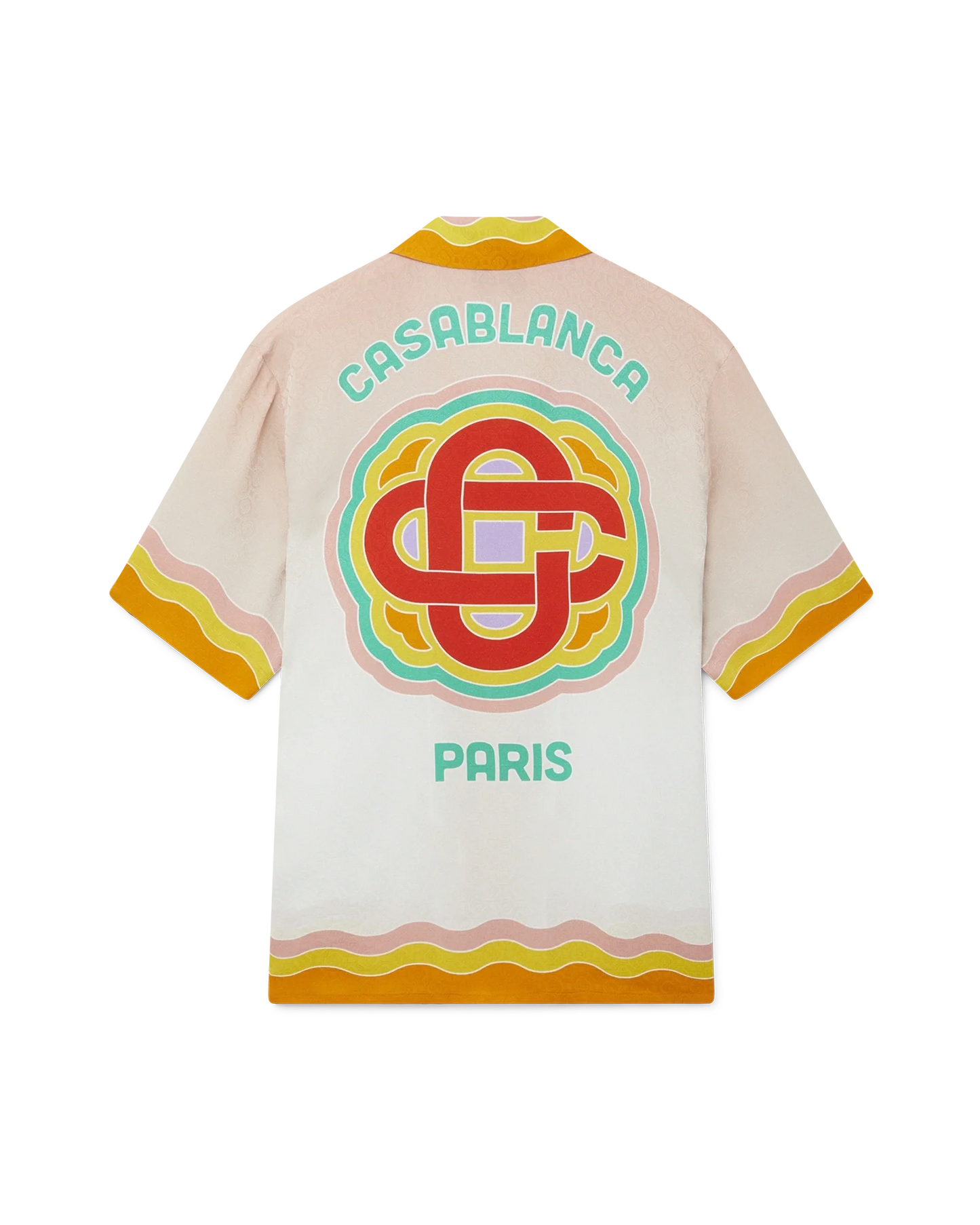 Casablanca Rainbow Monogram Silk Shirt
