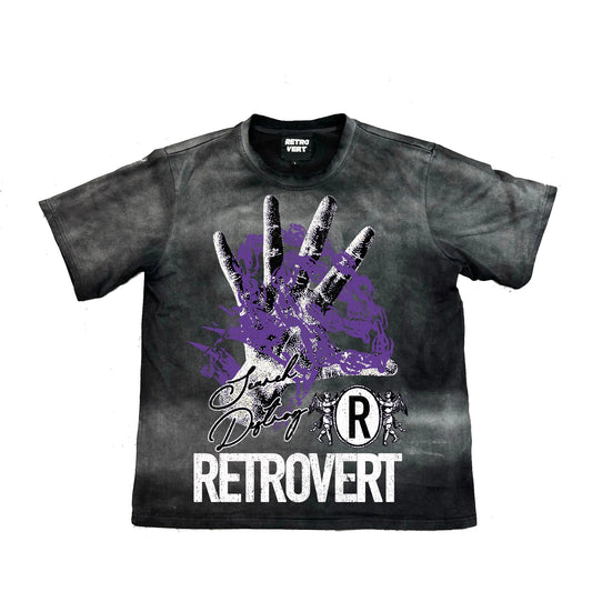 Retrovert Hand Black Tee