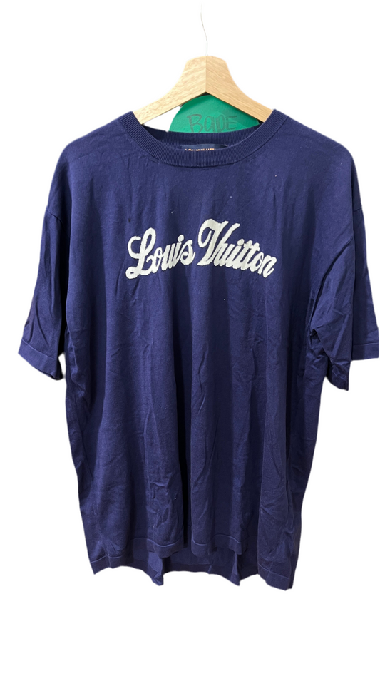 Louis Vuitton Navy Tee (USED)