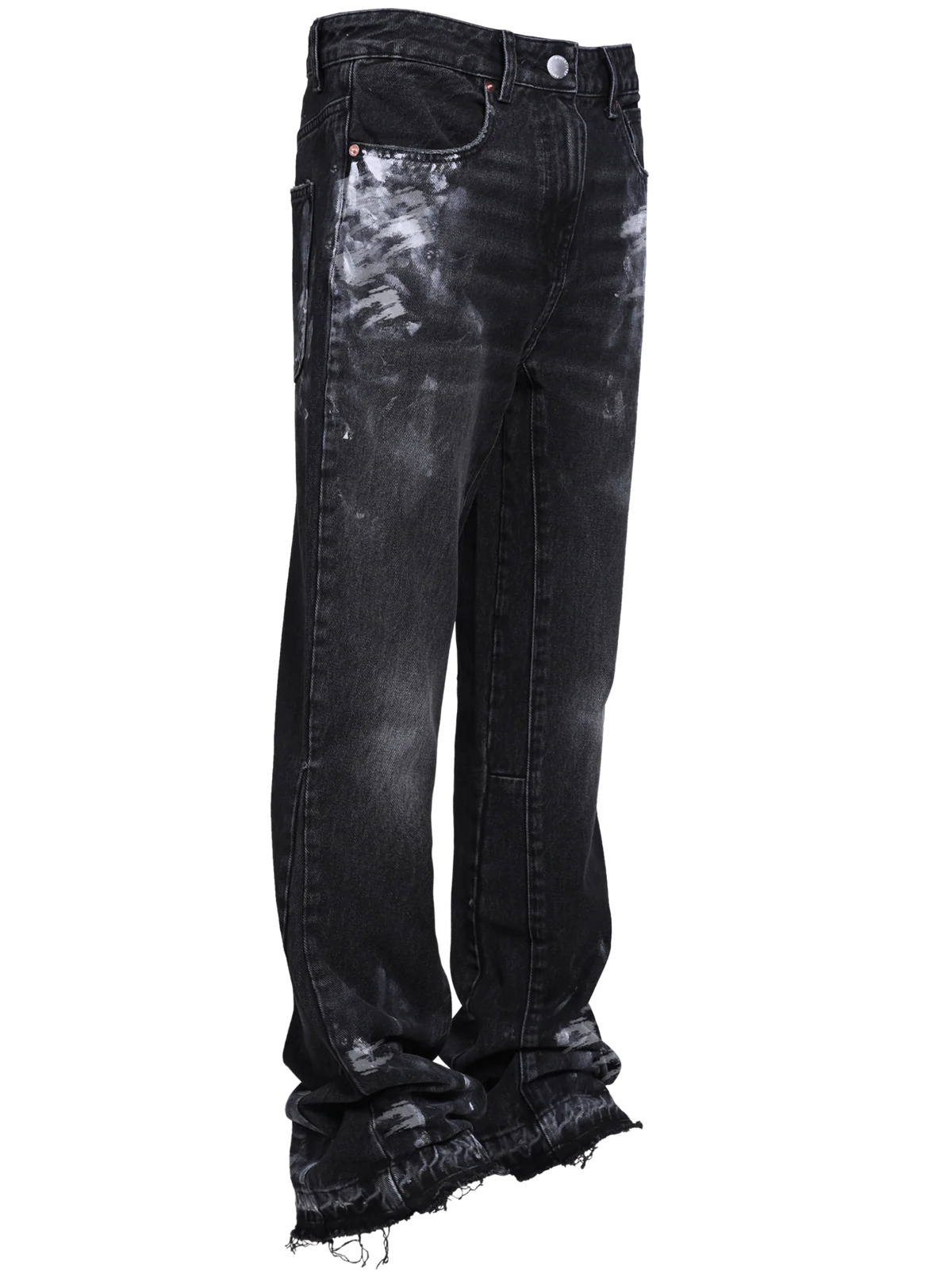 Reputation Studios Flare Painters Denim Black