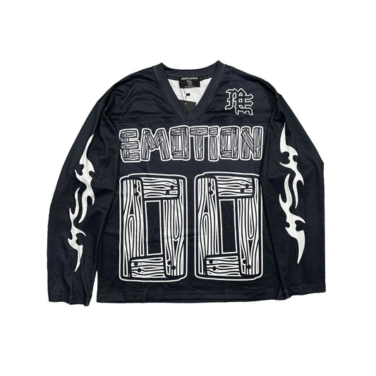 Mixed Emotion OVERSIZED Black “Lightning” Jersey