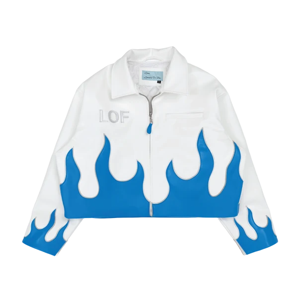 Lemons on Fire SS White Jacket