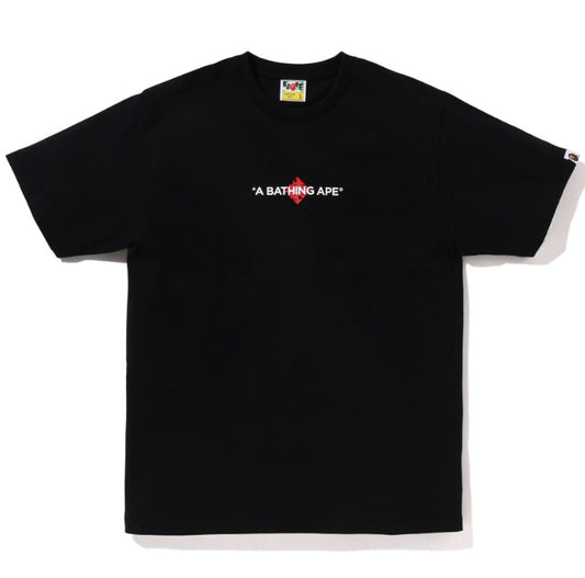 Bape Ape Fan Black Tee