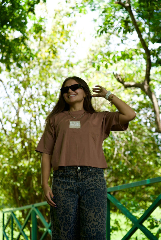 Desierto Tres Tres Genesis Brown Tee (Women's)