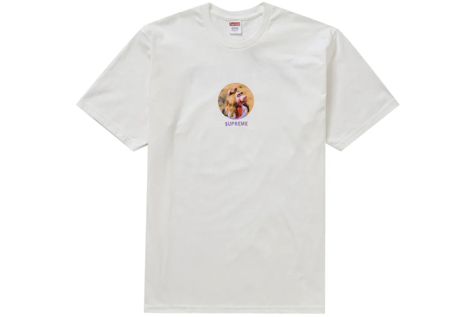 Supreme Miss Piggy White Tee