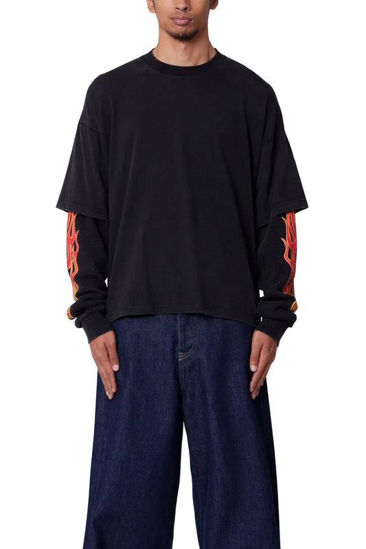 MNML Double Layer Thermal Sleeve Tee
