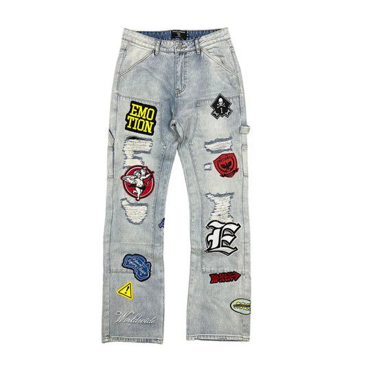 Mixed Emotion Worker Jeans