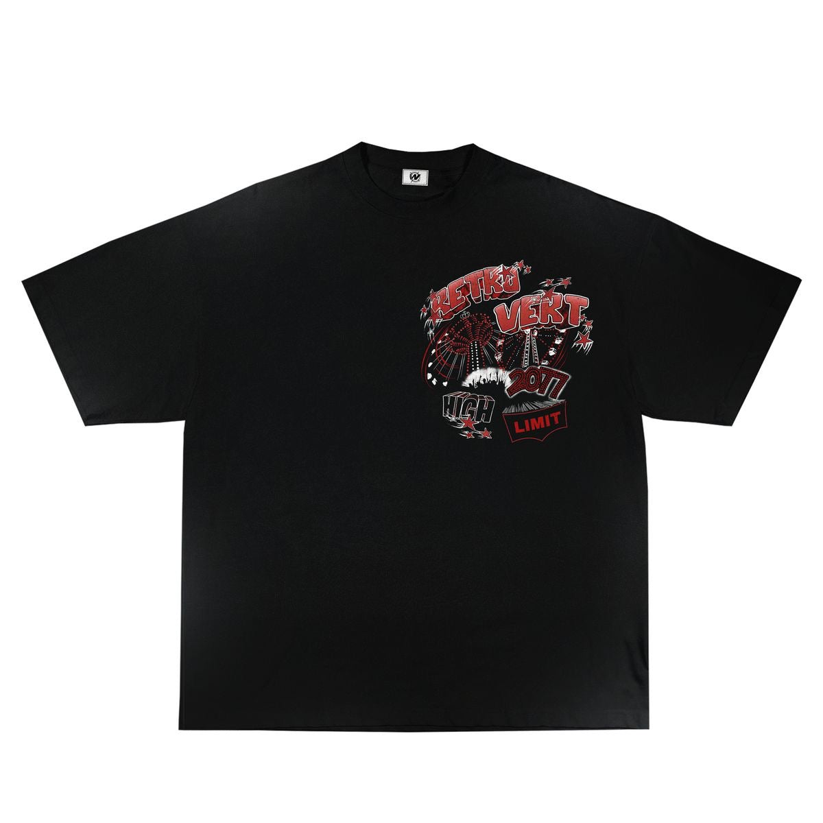 Retrovert Black Festival Tee