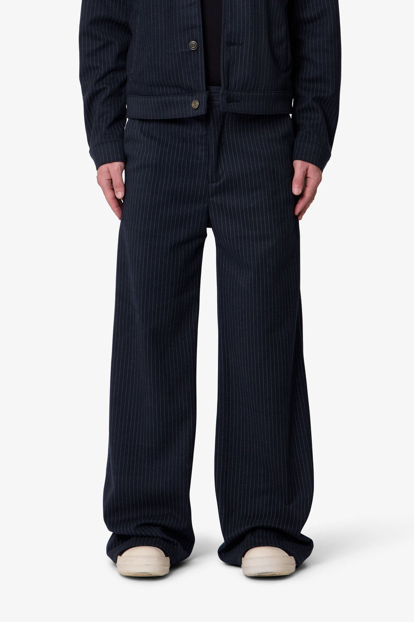 MNML Pinstripe Bootcut Trouser