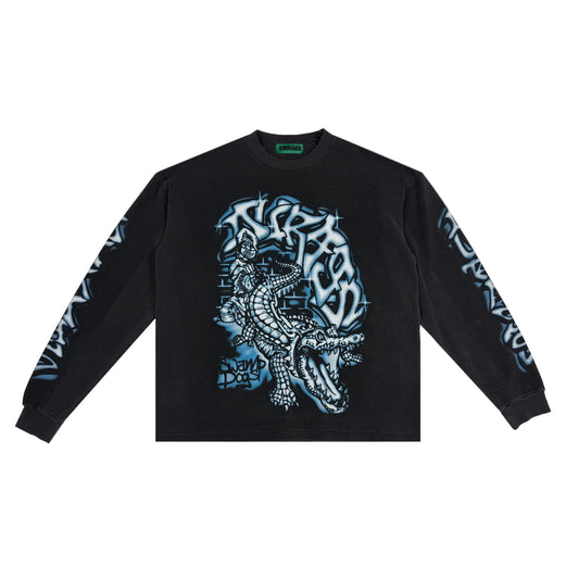 Durags Swamp Dog Thermal Vintage Black