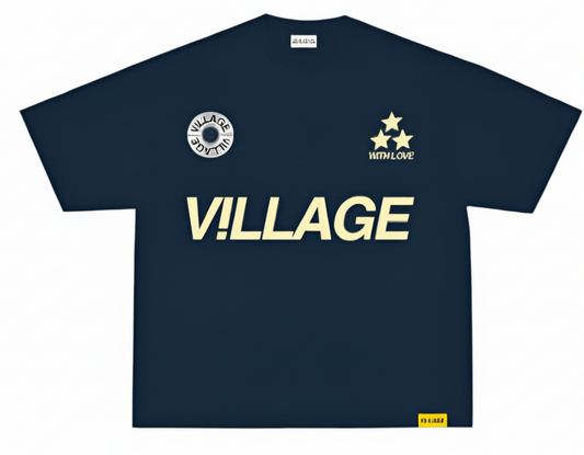 V!LLAGE SOCCER BLUE TEE
