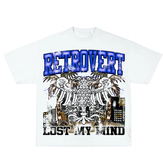 Retrovert City Bird White Tee