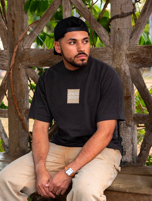 Desierto Tres Tres Genesis Grey Tee