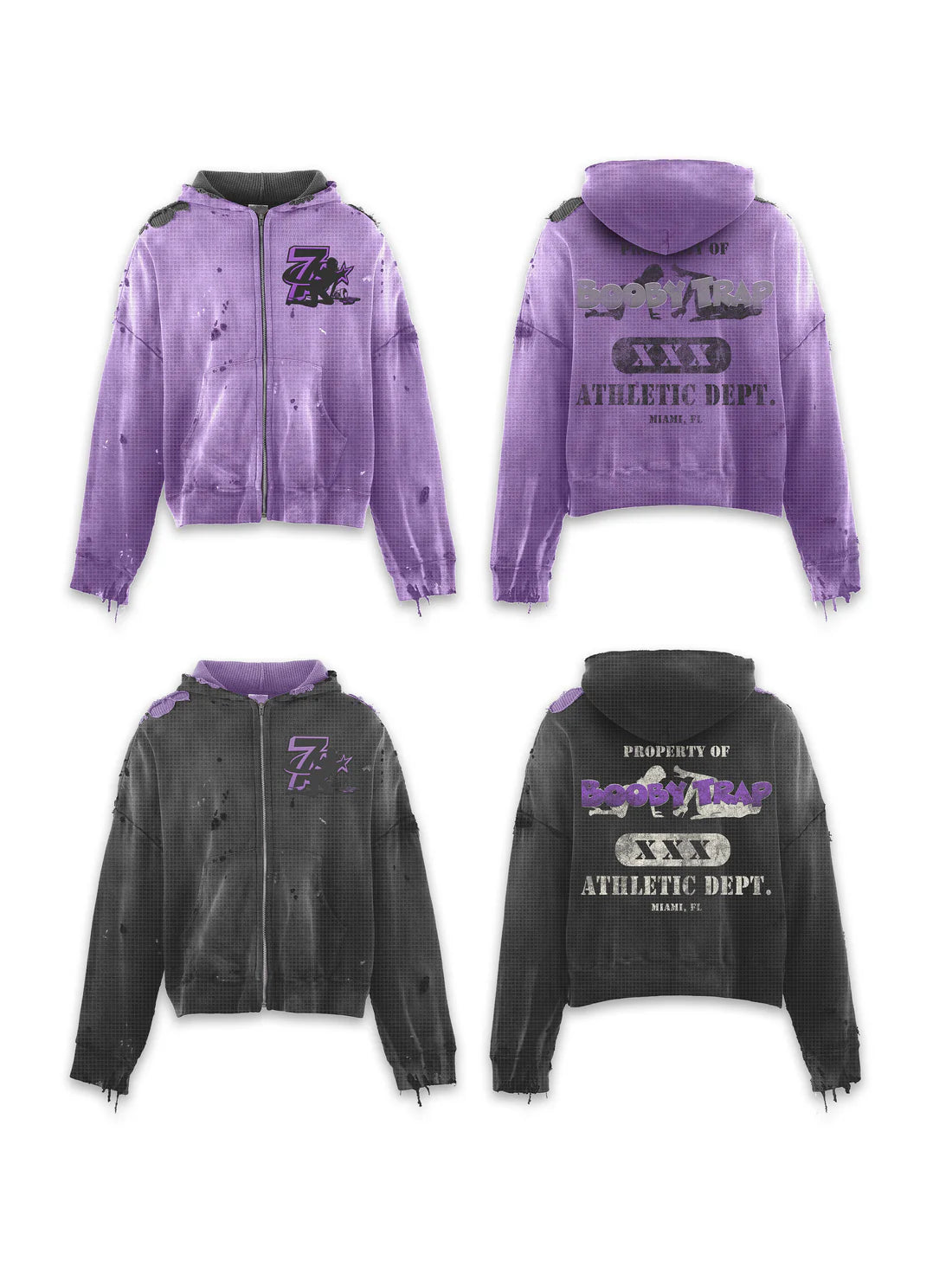 Triple Sevens Trap Reversible Zip Up