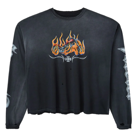 HAPPY MEMORIES DON'T DIE HMDD 'GHOST RIDER' LONGSLEEVE TEE