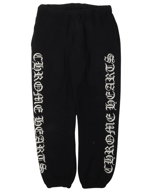 Chrome Hearts Cashmere Embroidered Sweatpants (USED)