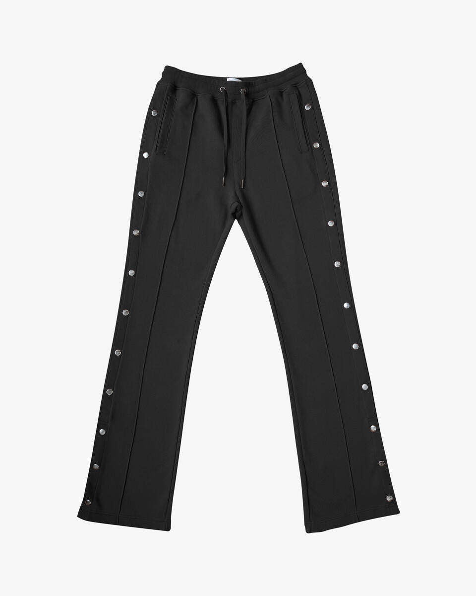 EPTM FRENCH TERRY SNAP FLARED PANTS