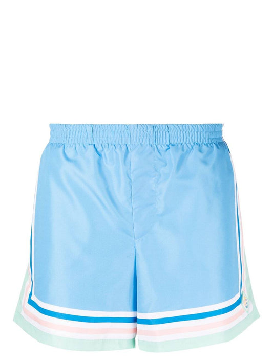Casablanca Graphic-Print Swim Trunks