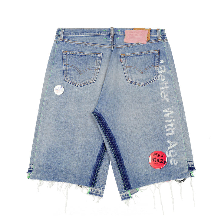 Better With Age Campaing Triple-Wide Denim Short