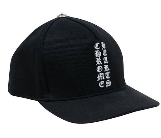 Chrome Hearts Vertical Logo Black Cap