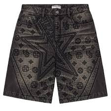 Vale Forever Spade Black Denim Shorts
