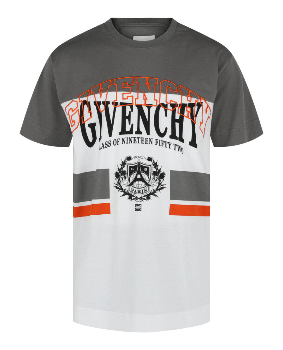 Givenchy Class Nineteen Fifty Two Grey/White Tee