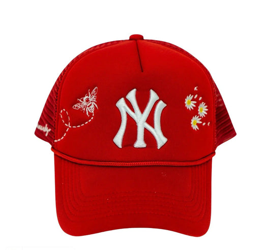 Retrovert Yankees Red Hat