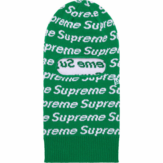 Supreme New Era Repeat Green Balaclava