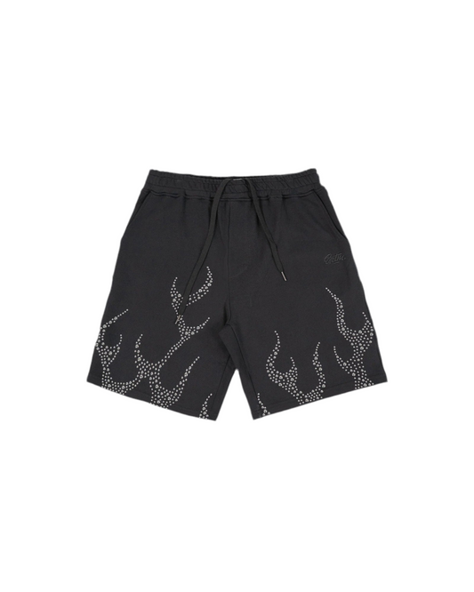 EPTM METAL FLAME SHORTS BLACK