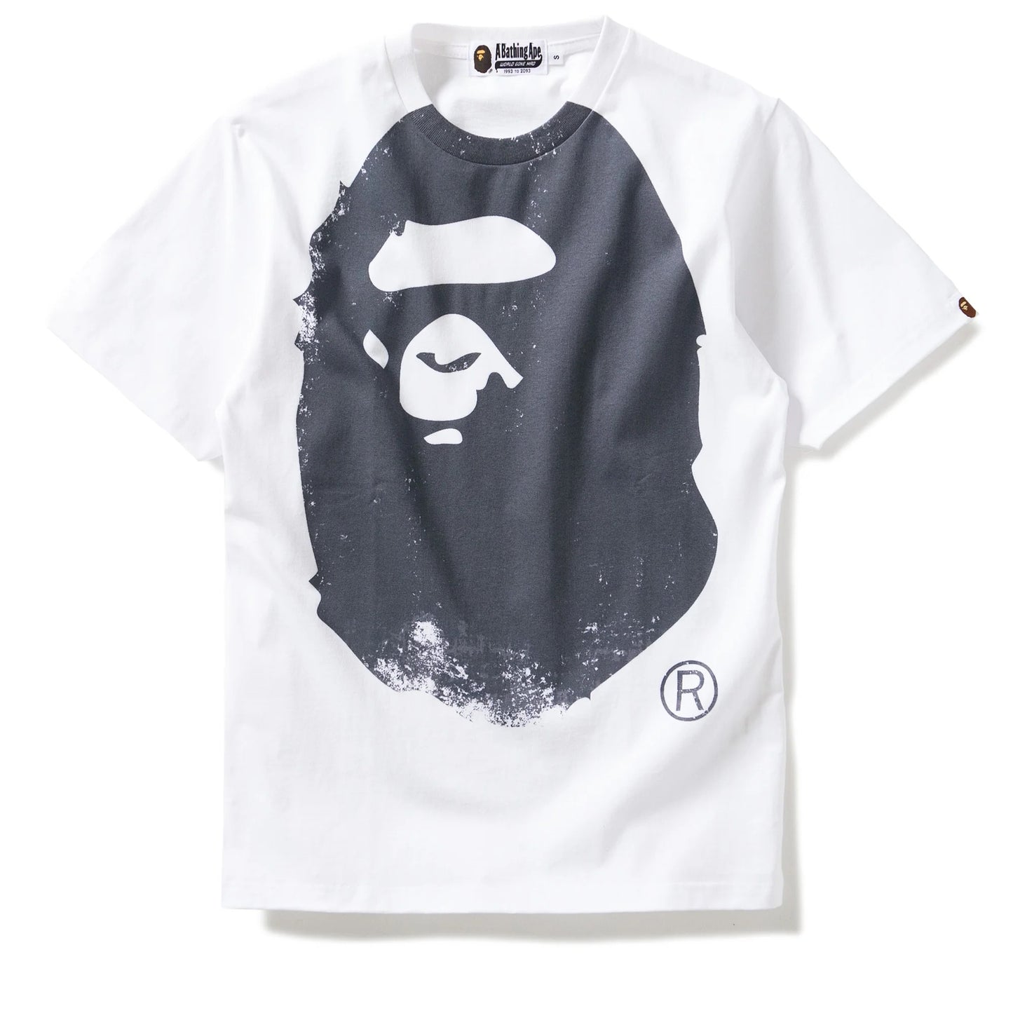 Bape Big Ape Grey White Tee