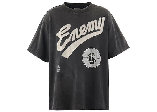 Saint Michael x Public Enemy SNT ENEMY Tee Black