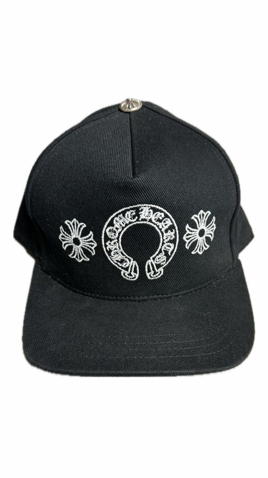 Chrome Hearts Horseshoe Denim Baseball Cap