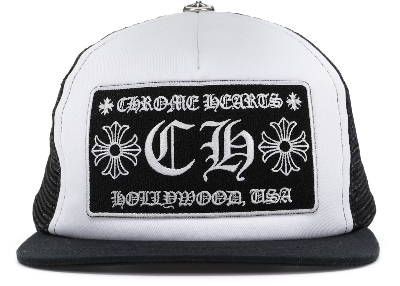 Chrome Hearts Hollywood Trucker Black/White