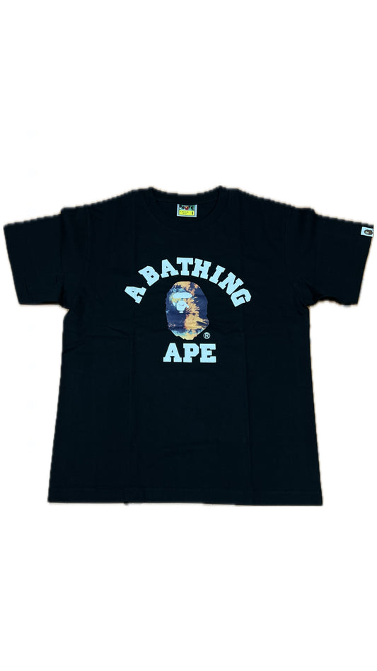 Bape Collage Tie Dye Black Tee